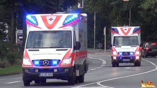 14 Minuten 3 Bundesländer amp neue Fahrzeuge Rettungsdienst Einsatzfahrten aus und um Lüneburg 2014 [upl. by Fujio]