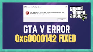 How to Fix GTA 5 Error 0xc0000142  Easiest Guide [upl. by Isabel]