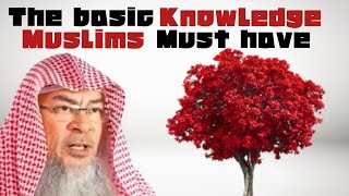 What is the basic fundamental knowledge of Islam every Muslim must know  assim al hakeem [upl. by Ettenyl]