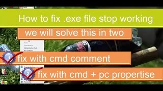 How to Fix windows exe has stopped working error Solved any software stop working for windows [upl. by Bordie]