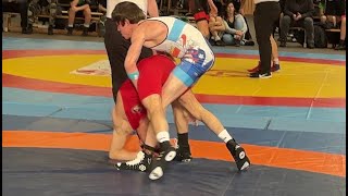 Wrestling  Ringen LM Sachsen 2024 Gelenau Junioren 60 kg GR Gaas  Barth [upl. by Elleivap103]