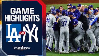 Dodgers vs Yankees World Series Game 5 Highlights 103024  MLB Highlights [upl. by Ultima]