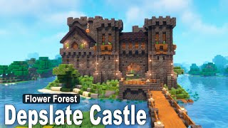 Minecraft How to build a Deepslate Castle  Tutorial part2 [upl. by Eisso42]