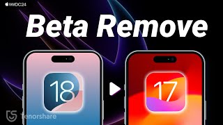 How to Remove amp Uninstall iOS 18 beta  iOS 18 Downgrade  Full Guide [upl. by Yatnahs324]