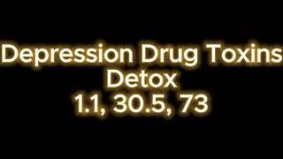 Depression Drug Toxins Detox Frequency Sound Healing Rife Hz [upl. by Lovell]