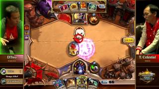 DTwo vs Tiddler Celestial  Group A  Match 3  Hearthstone World Championship 2014 [upl. by Aseena]