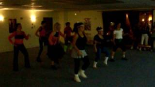 Vista Jazzercise Instructors Thriller Routine [upl. by Dnalyar]