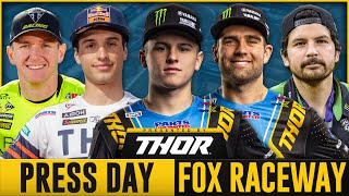 2024 Fox Raceway  Press Day ft Deegan Anderson Savatgy and More [upl. by Initirb]