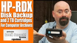 HP RDX Removable Disk Backup Storage for Archives [upl. by Elreath383]