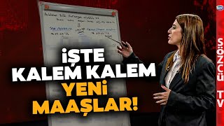 SGK Uzmanı Son Zammı Kalem Kalem Hesapladı Memur SSK ve BağKur Emekli Maaşı [upl. by Zetes]