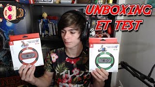 Unboxing et test  Volant deluxe switch Mario kart 8 deluxe [upl. by Evadnee]