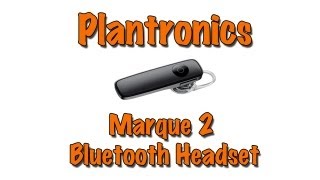 Plantronics Marque 2 M165  Bluetooth Headset  Review HD [upl. by Cerveny641]