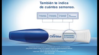 Aprenda a usar la prueba de embarazo Clearblue con indicador de concepción [upl. by Anaitsirk]