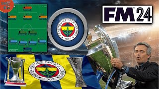 FM24 Fenerbahçe Kariyeri Şampiyonluk Yolunda Hakemden Şüpheli Kararlar Bölüm 2 [upl. by Licht]