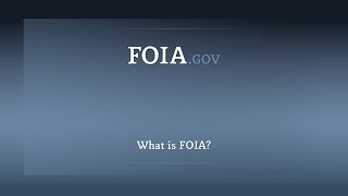 What is the FOIA [upl. by Adyan]