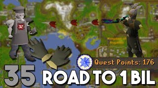 Unlocking the Best Pair of Gloves Barrows Gloves  Road to 1 Bil From Nothing  Ep 35OSRS [upl. by Sevein]