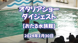 2024年1月30日 オタリアショーダイジェスト【おたる水族館】 [upl. by Netsew398]