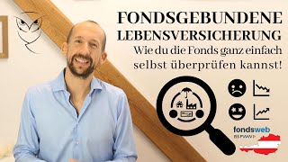 Fondsgebundene Lebensversicherung  Wie du die Fonds ganz einfach selbst überprüfen kannst [upl. by Petie]