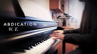 Abdication – Abel Korzeniowski “W E”  Piano cover  Sheet Music [upl. by Neve]