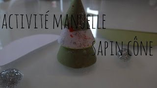 Noël  tuto sapin de cône [upl. by Kaete]