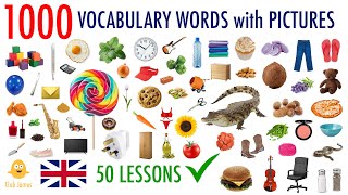 Learn 1000 Common English Words with Pictures used in Daily Conversation [upl. by Erdeid]