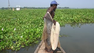 Net Fishing With Beautiful Nature in Sabai Bill [upl. by Anoyk]