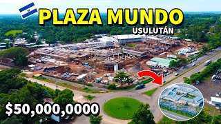 😱 Asi es el CENTRO COMERCIAL de 50 MILLONES en USULUTAN ¡plaza mundo El Salvador [upl. by Atinnod]