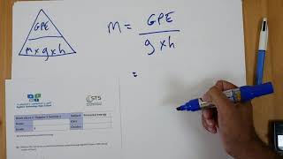 Gravitational Potential Energy Part 2  Calculating Mass [upl. by Hadrian60]