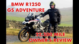 BMW R1250 GS Adventure 22500 Mile Review [upl. by Eelloh]