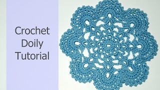 How to Crochet a Lacy Doily Tutorial  Crochet StepbyStep Guide Part 3 [upl. by Papert]