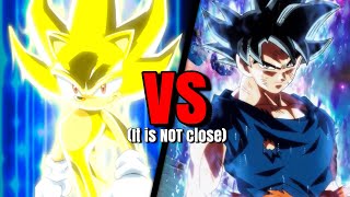 Why Goku VS Sonic Is NOT Close [upl. by Nnaeirelav]