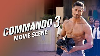 Explosive Action In London  Commando 3  Movie Scene  Vidyut Jammwal Adah Sharma Angira Dhar [upl. by Thorrlow]