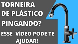 TORNEIRA DE PLÁSTICO DE 14 DE VOLTA PINGANDO ESSE VÍDEO PODE TE AJUDAR [upl. by Airres93]