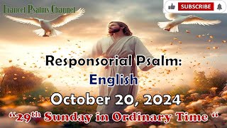 Responsorial PsalmOctober 20 2024English29th Sunday in Ordinary Time [upl. by Ardnajela]