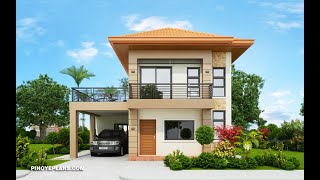 10 Beautiful Two Story House Plan from Pnoy E Plans [upl. by Eiznek695]