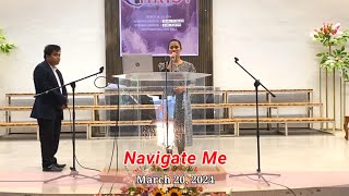 Navigate Me with lyrics  Hazel Joy CruzAlonzo [upl. by Iphigeniah]