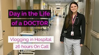 Day in the Life of a DOCTOR Vlogging IN HOSPITAL 26 hour call shift [upl. by Eniamirt992]