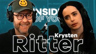 KRYSTEN RITTER Future of Jessica Jones Love for Breaking Bad Orphan Black Spinoff amp Being a Model [upl. by Yderf]