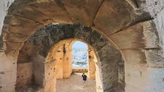 Amphitheater von El Djem Walkaround 360 ° Tunesien  2tägige Wüstentour [upl. by Arihat]