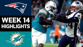 Patriots vs Dolphins  NFL Week 14 Game Highlights [upl. by Asteria]