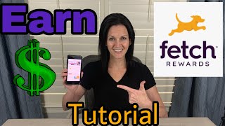 How to Use the Fetch Rewards App  Earn Gift Cards  Tutorial [upl. by Sices]