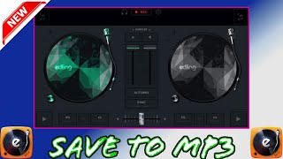 How to save MP3  new remix trackedjing mix tutorial 3 edjing [upl. by Yehus408]