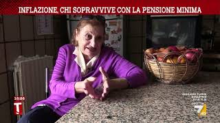 Inflazione chi sopravvive con la pensione minima [upl. by Freemon]