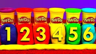 PlayDoh Eggs Learn Numbers Cars Disney My Little Pony Peppa Pig Teletubbies Hello Kitty McQueen [upl. by Ym174]