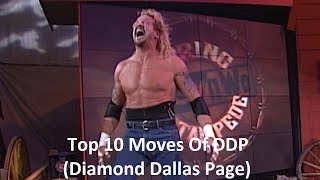 Top 10 Moves Of DDP Diamond Dallas Page [upl. by Catt120]