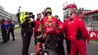 Behind the scenes with Be Wiser Ducati at Brands Hatch [upl. by Annohsal207]