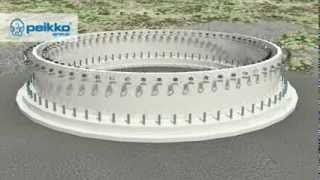 Peikkos Wind Turbine Foundation Concept [upl. by Kenzie]