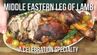 Tender amp flavorful Middle Eastern leg of lamb  A celebration specialty dish [upl. by Schurman]