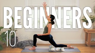 10Minute Yoga For Beginners  Start Yoga Here [upl. by Yeldarb146]