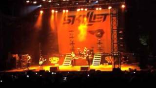 Skillet  Hero  LIVE HD  Six Flags  Arlington Texas July 31 2010 HD [upl. by Ytiak]